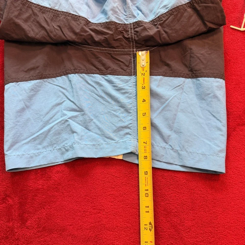 Nautica Mens XXL Swim Trunks North‎ Coast Colorblock Blue Navy Mesh Lined Shorts